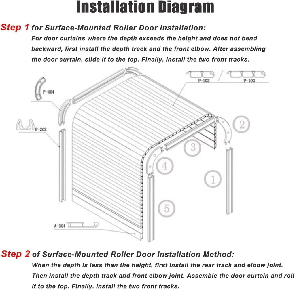 Flexible Roll-Up Cabinet Door for Storage & Closets